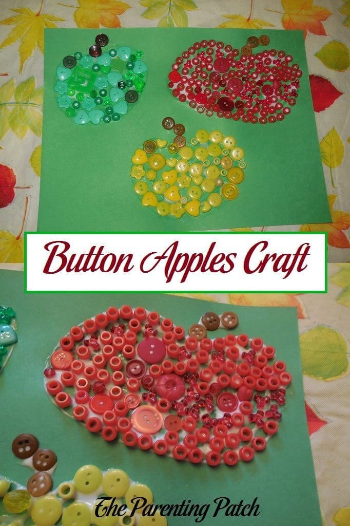 Button Apples Craft