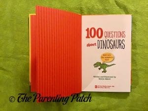 Inside Pages of '100 Questions About Dinosaurs' 1