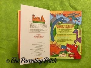 Inside Pages of '100 Questions About Dinosaurs' 2