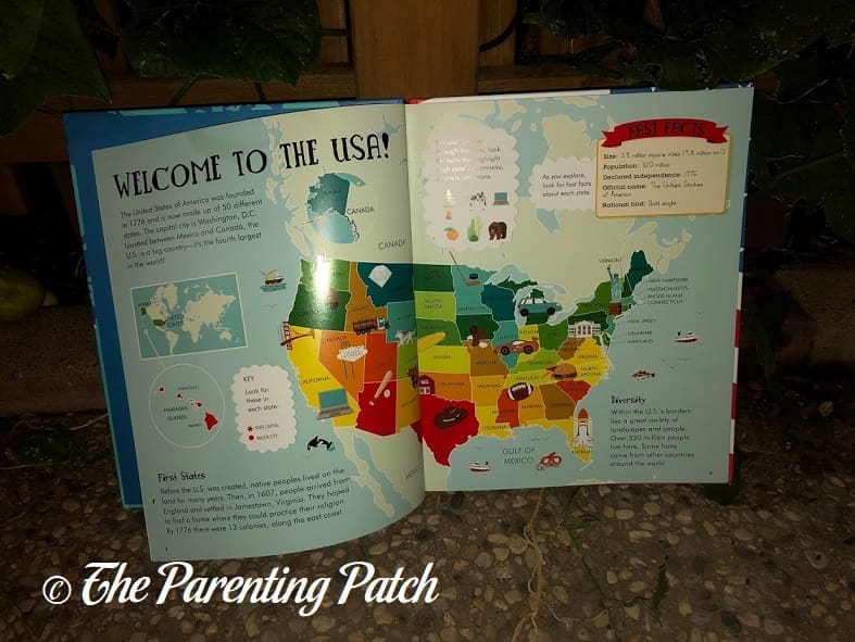 Inside Pages of 'My First Atlas of the 50 States' 1