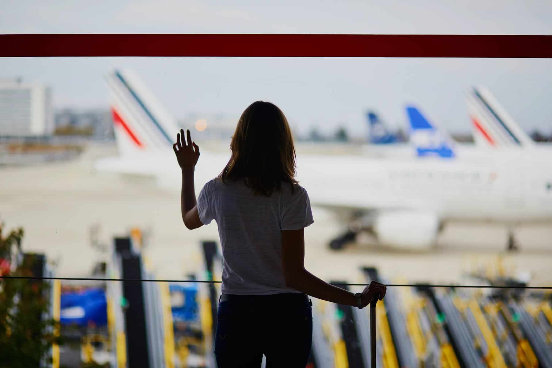 Children flying unaccompanied