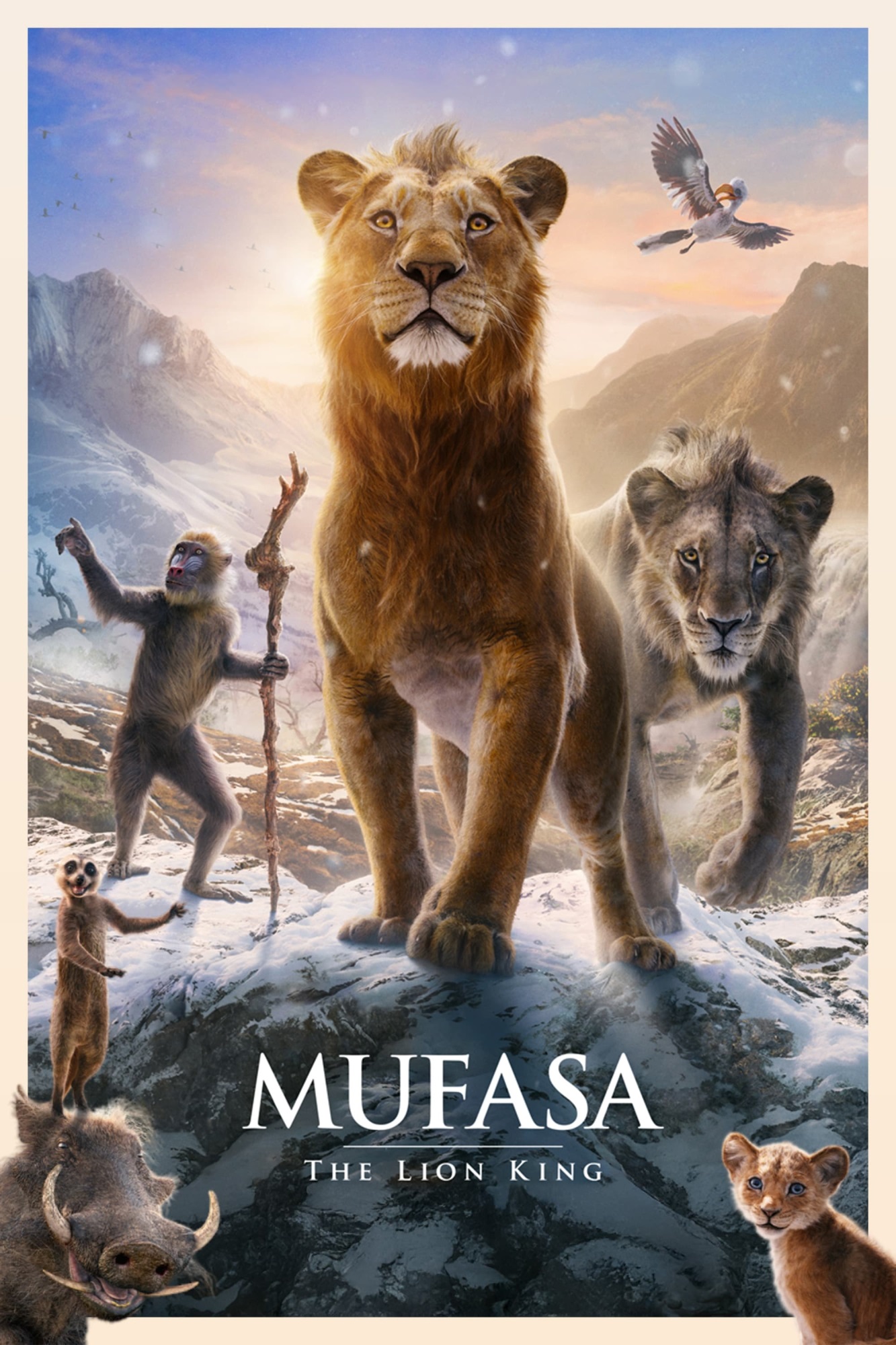 Mufasa: The Lion King (2024) - Vertical Movie Poster