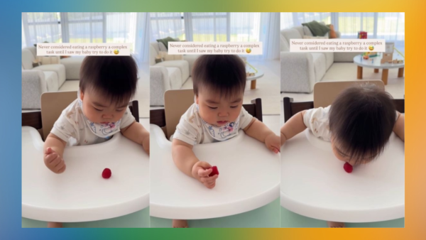 Baby Versus Raspberry Is The Parenting Moment I Needed Today